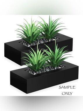 Modern Decorative Faux Grass Planters